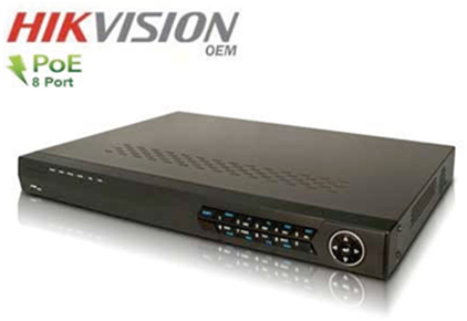 NVR marca Hikvision tecnologia POE